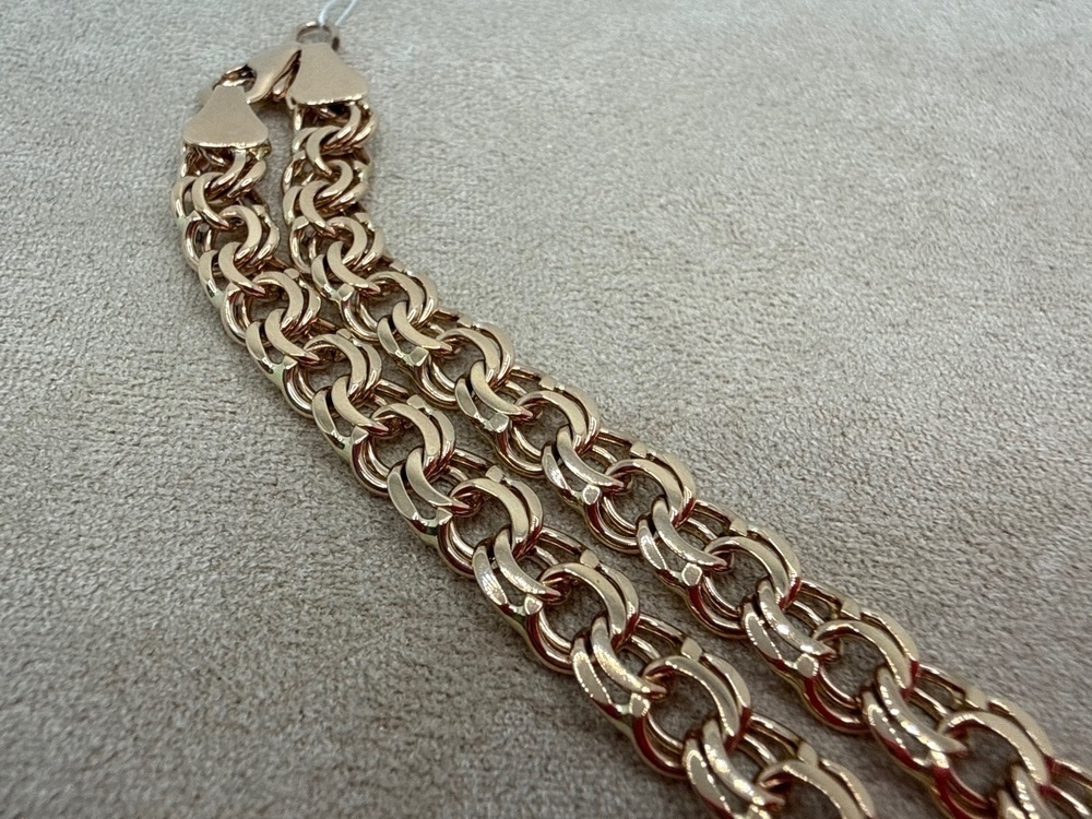 БРАСЛЕТ ПОЛНОВЕСНЫЙ Бисмарк (Au 585)