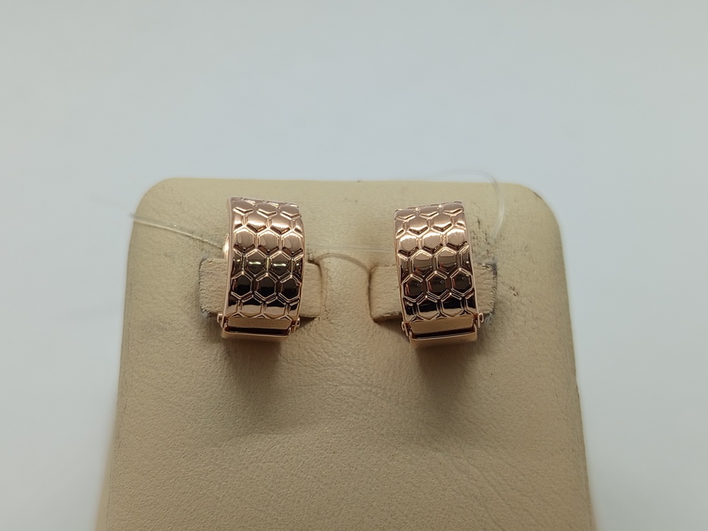 СЕРЬГИ БЕЗ КАМНЯ (Au 585)