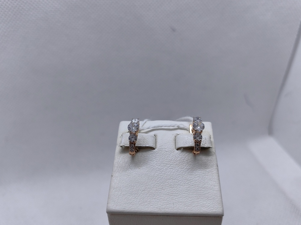 СЕРЬГИ С КАМНЯМИ (Au 585)