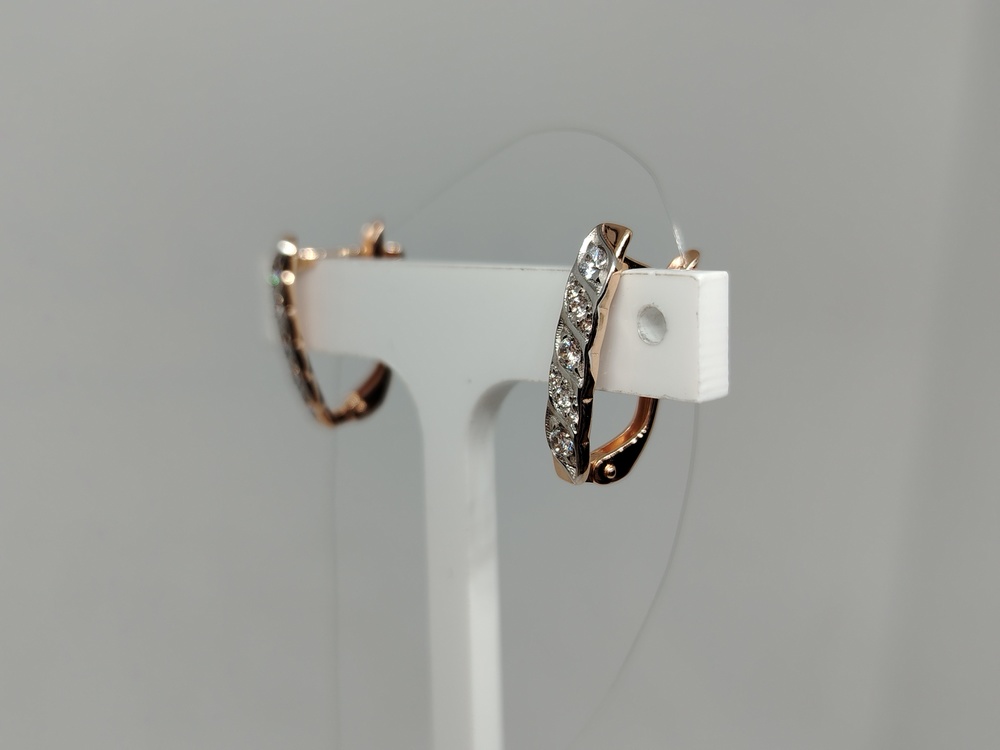 СЕРЬГИ С КАМНЯМИ (Au 585)