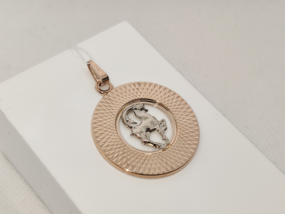 ПОДВЕСКА ЗНАК ЗОДИАКА КОЗЕРОГ (Au 585)