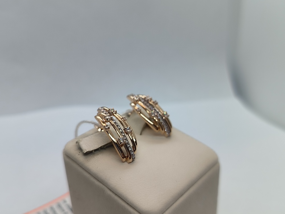 СЕРЬГИ С КАМНЯМИ (Au 585)