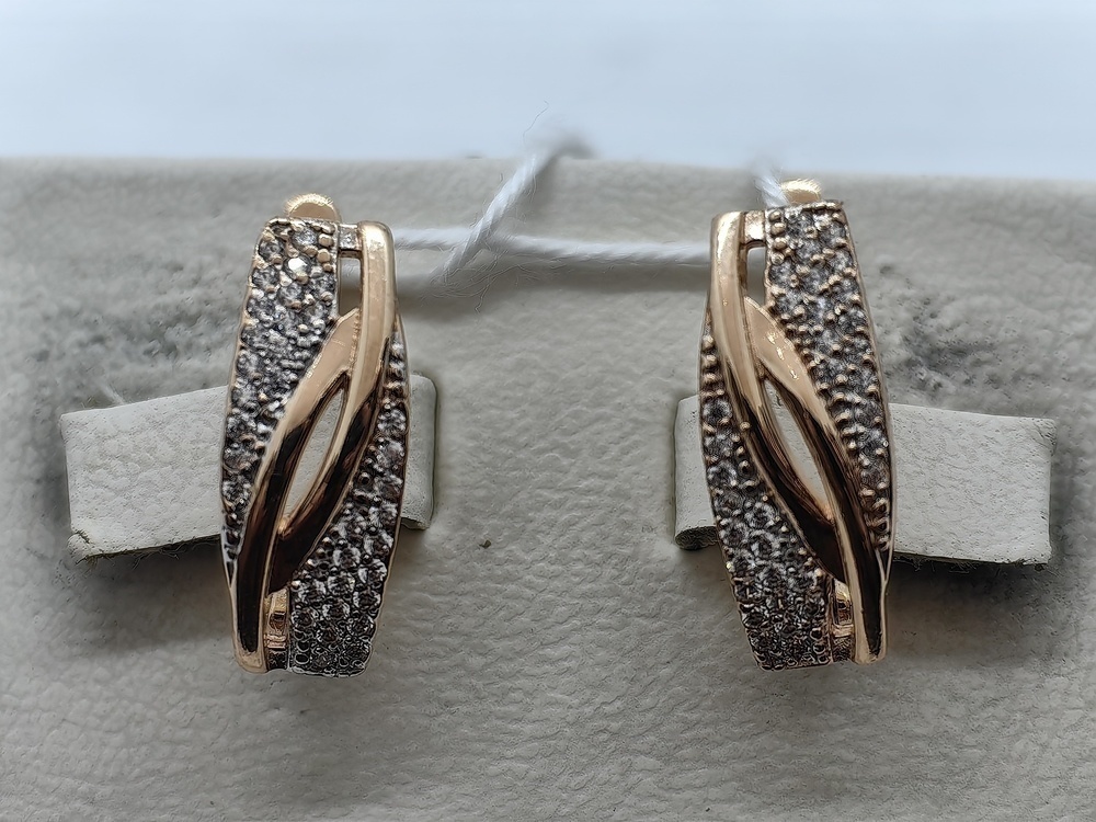 СЕРЬГИ С КАМНЯМИ (Au 585)