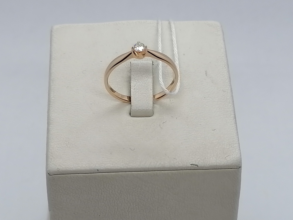 КОЛЬЦО БРИЛЛИАНТ Au 585