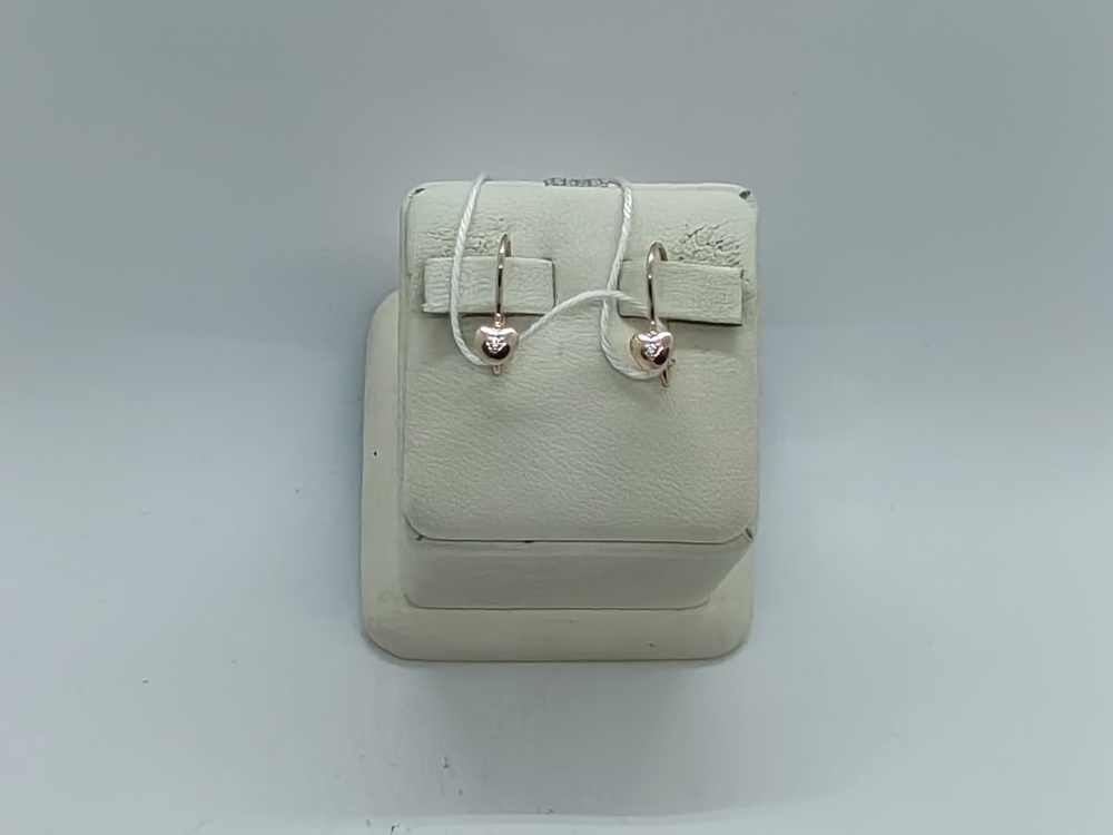 СЕРЬГИ С КАМНЕМ (Au 585)