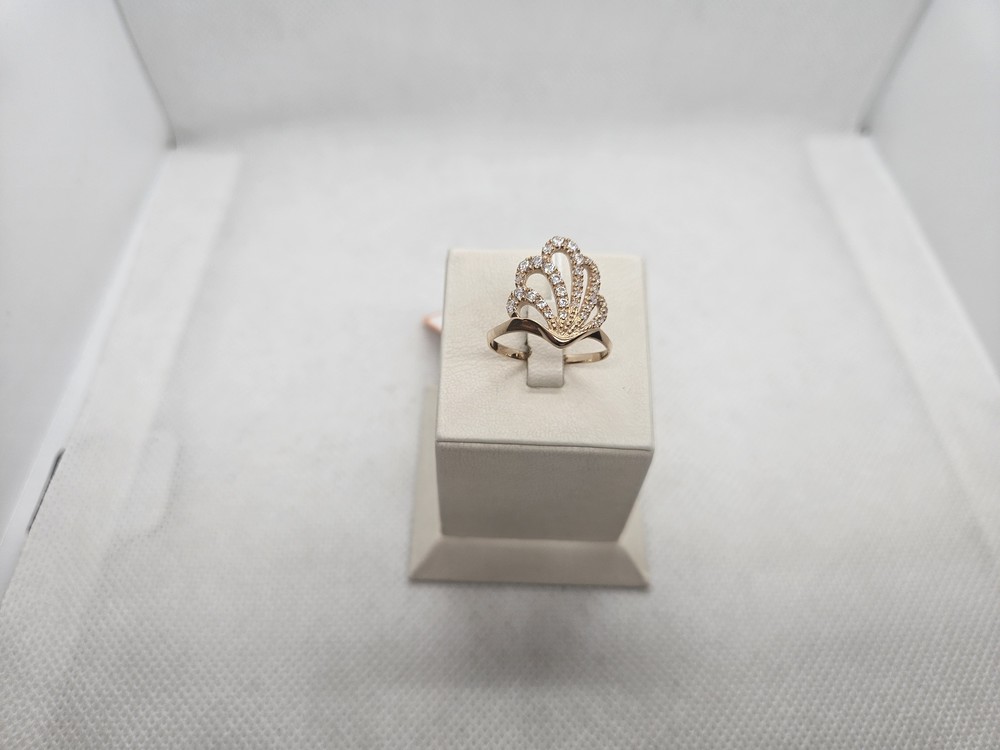 КОЛЬЦО С КАМНЯМИ (Au 585)