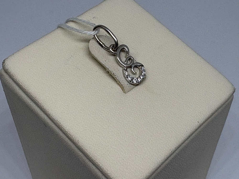 ПОДВЕСКА БУКВА Е Au 585