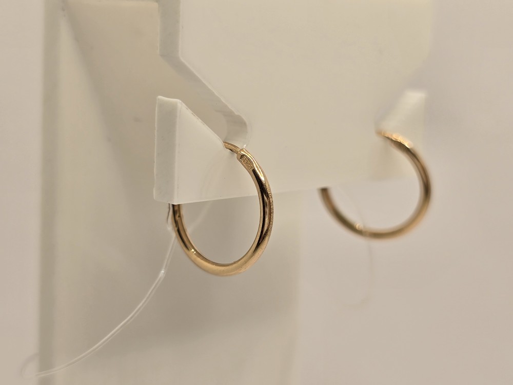 СЕРЬГИ КОНГО без камня (Au 585)