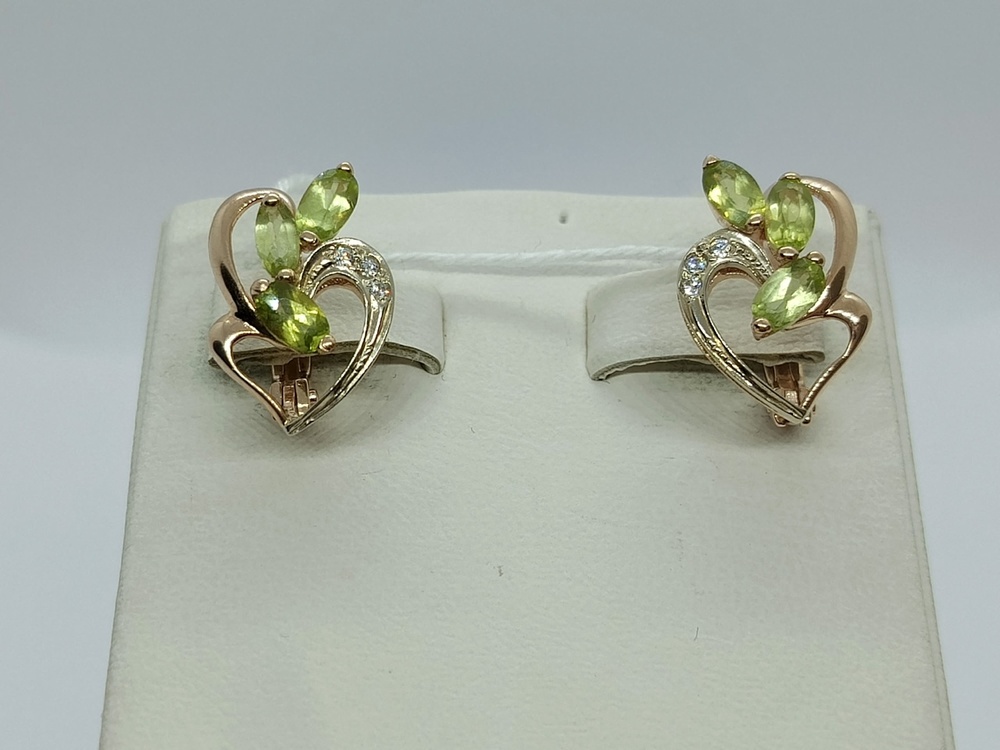 СЕРЬГИ С КАМНЯМИ (Au 585)