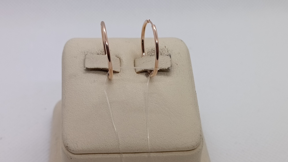 СЕРЬГИ КОНГО без камня (Au 585)