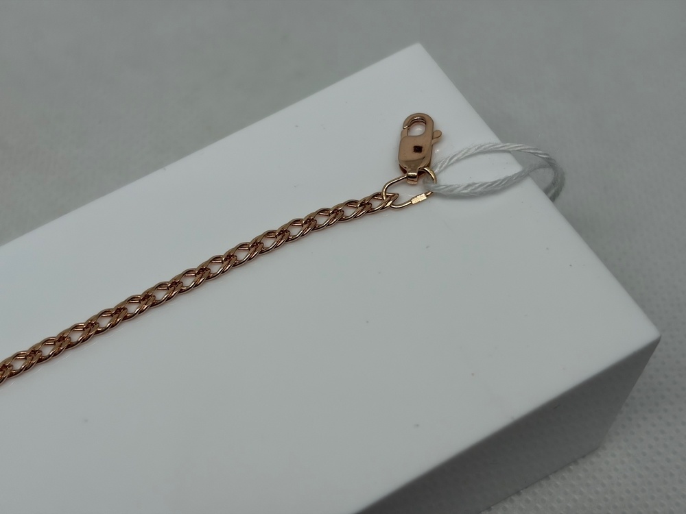 БРАСЛЕТ ПОЛНОВЕСНЫЙ Ромб двойной Au 585