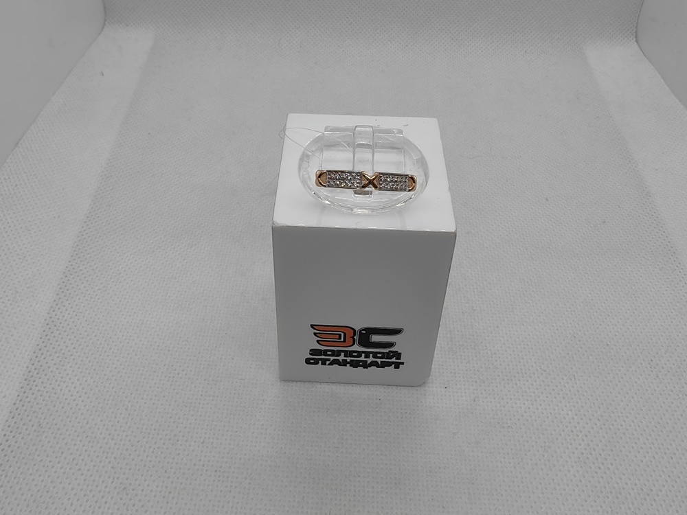 КОЛЬЦО С КАМНЯМИ (Au 585)