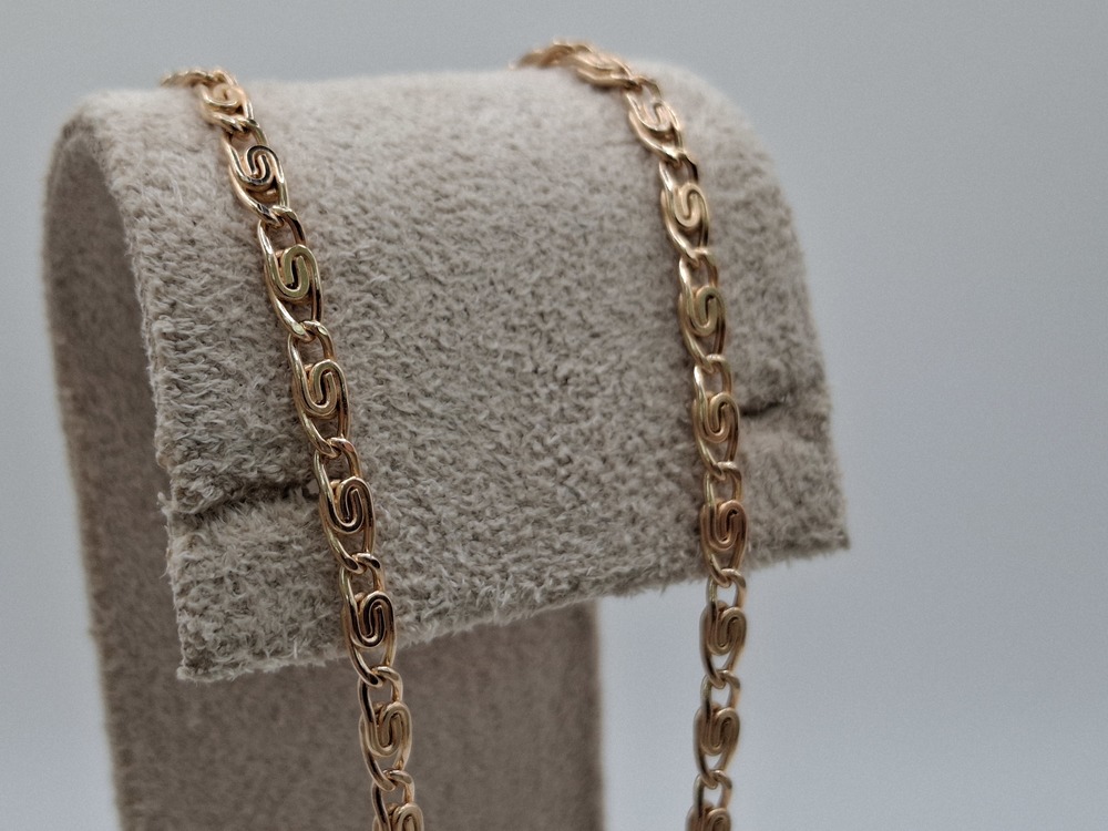 ЦЕПЬ ПУСТОТЕЛАЯ Улитка (Au 585)