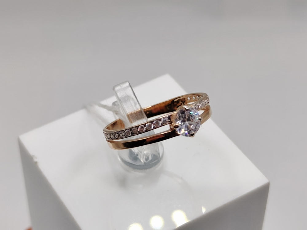 КОЛКМИ585 КОЛЬЦО С КАМНЯМИ (Au 585)