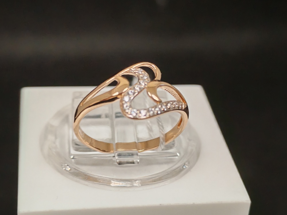 КОЛКМИ585 КОЛЬЦО С КАМНЯМИ (Au 585)