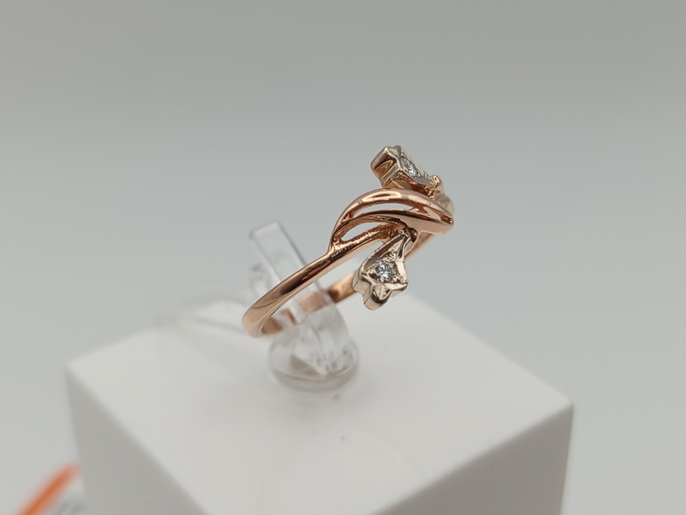 КОЛЬЦО БРИЛЛИАНТ Au 583