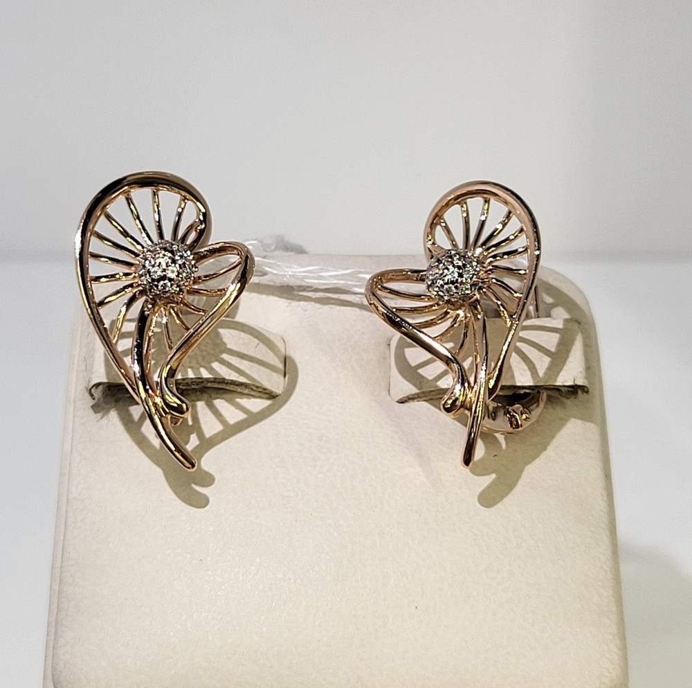 СЕРЬГИ С КАМНЯМИ (Au 585)