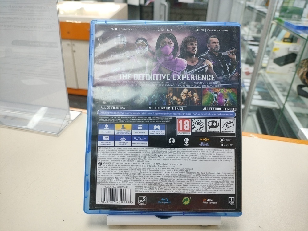 Игра Playstation 4 Mortal Kombat 11