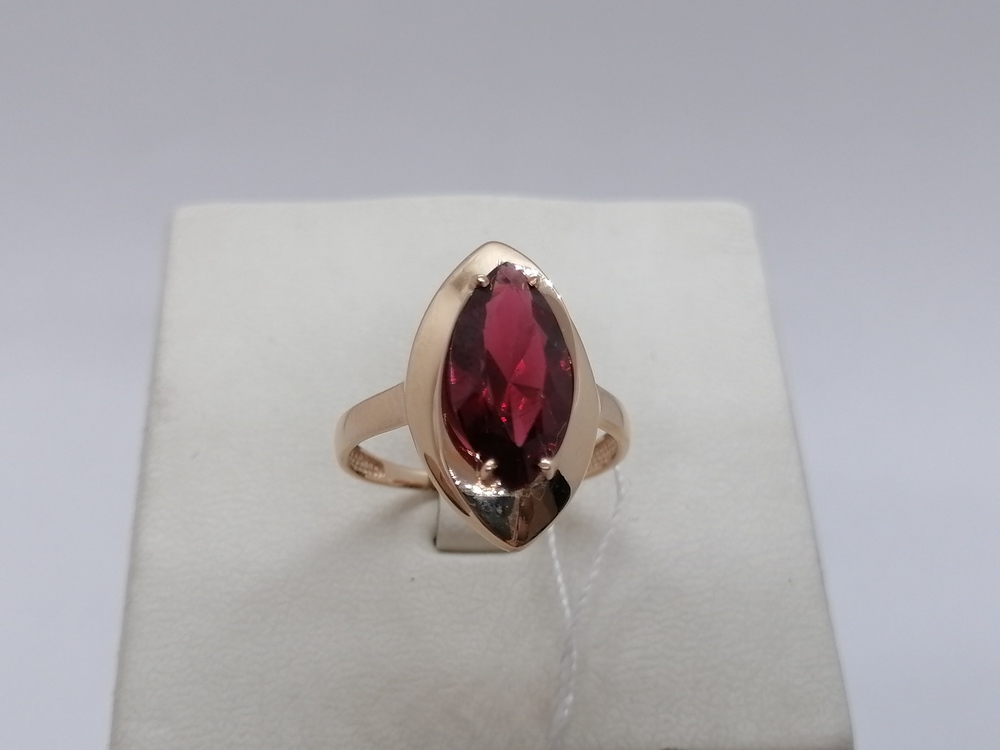 КОЛЬЦО С КАМНЕМ (Au 585)