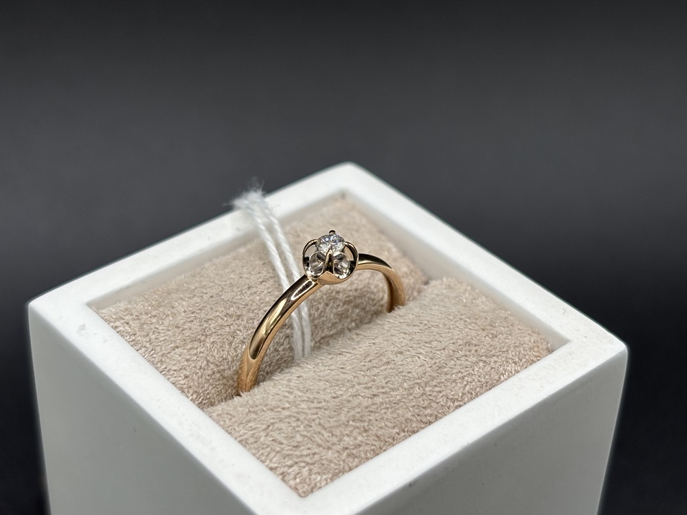 КОЛЬЦО БРИЛЛИАНТ Au 585