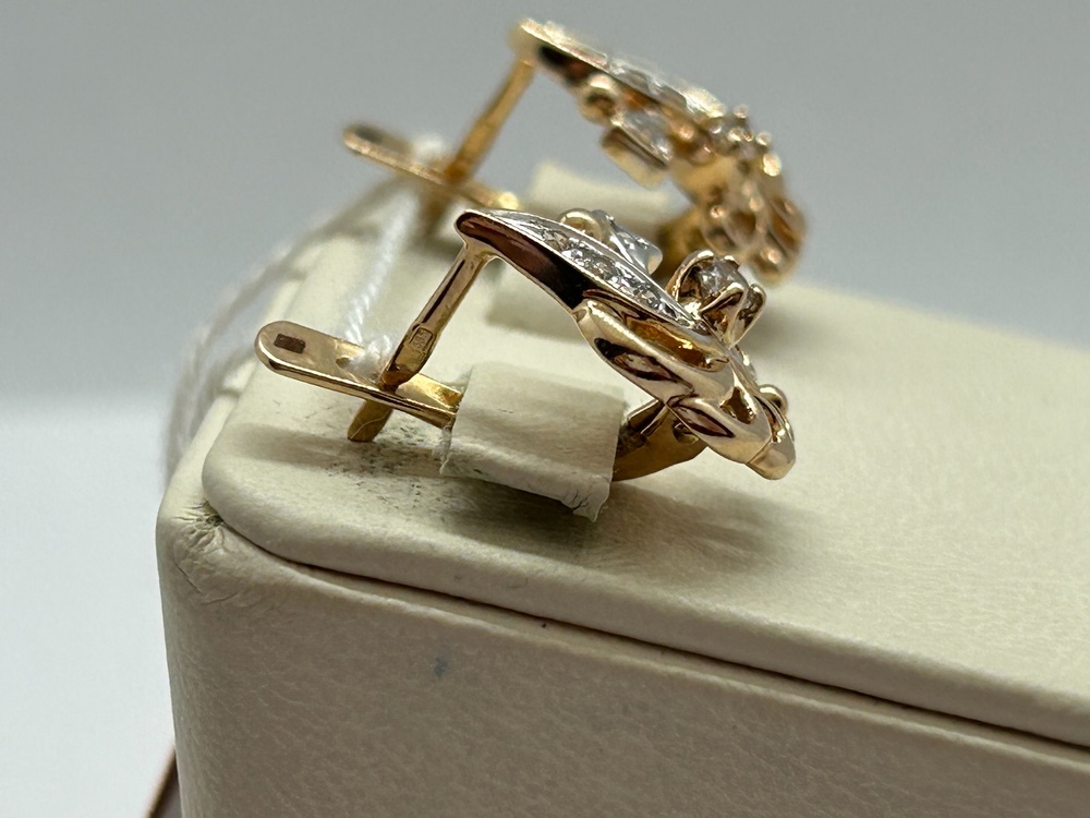 СЕРЬГИ С КАМНЯМИ (Au 585)