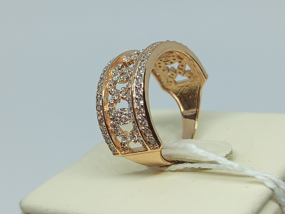 КОЛКМИ585 КОЛЬЦО С КАМНЯМИ (Au 585)