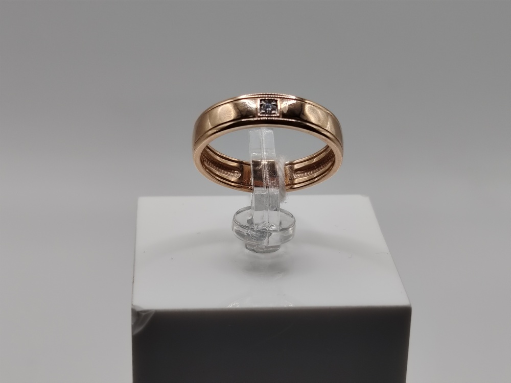 ОБРУЧАЛЬНОЕ КОЛЬЦО БРИЛЛИАНТ Au 585