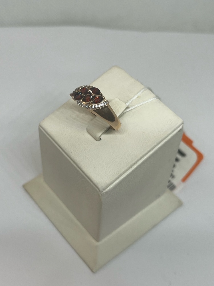 КОЛКМИ585 КОЛЬЦО С КАМНЯМИ (Au 585)