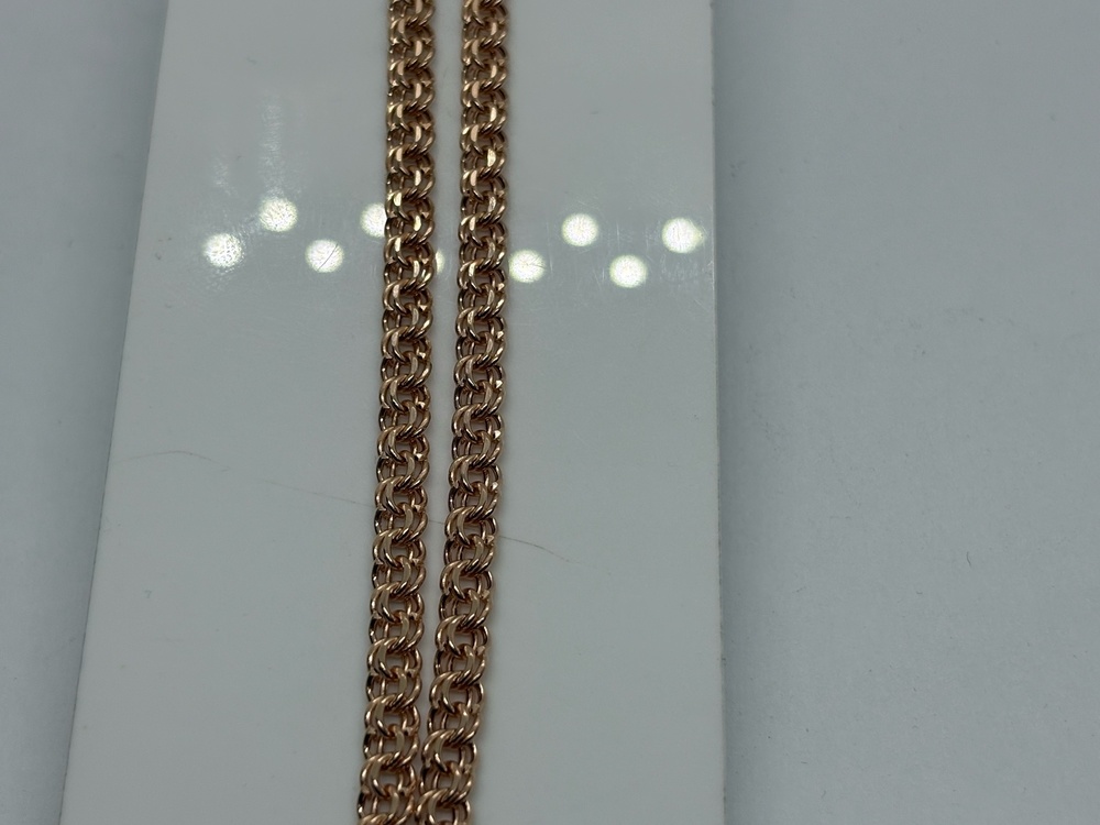 ЦЕПЬ ПУСТОТЕЛАЯ Бисмарк (Au 585)