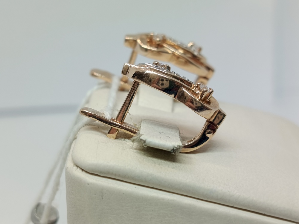 СЕРЬГИ С КАМНЯМИ (Au 585)