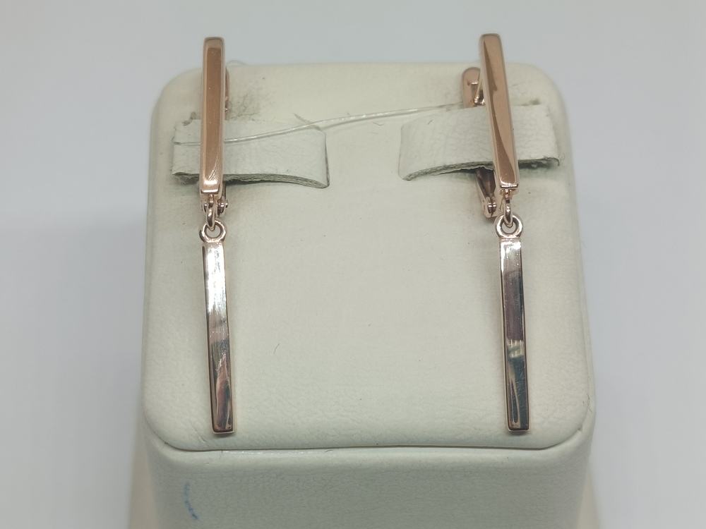 СЕРЬГИ БЕЗ КАМНЯ (Au 585)