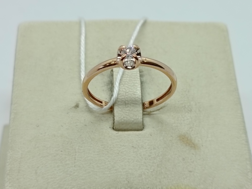 КОЛЬЦО БРИЛЛИАНТ Au 585