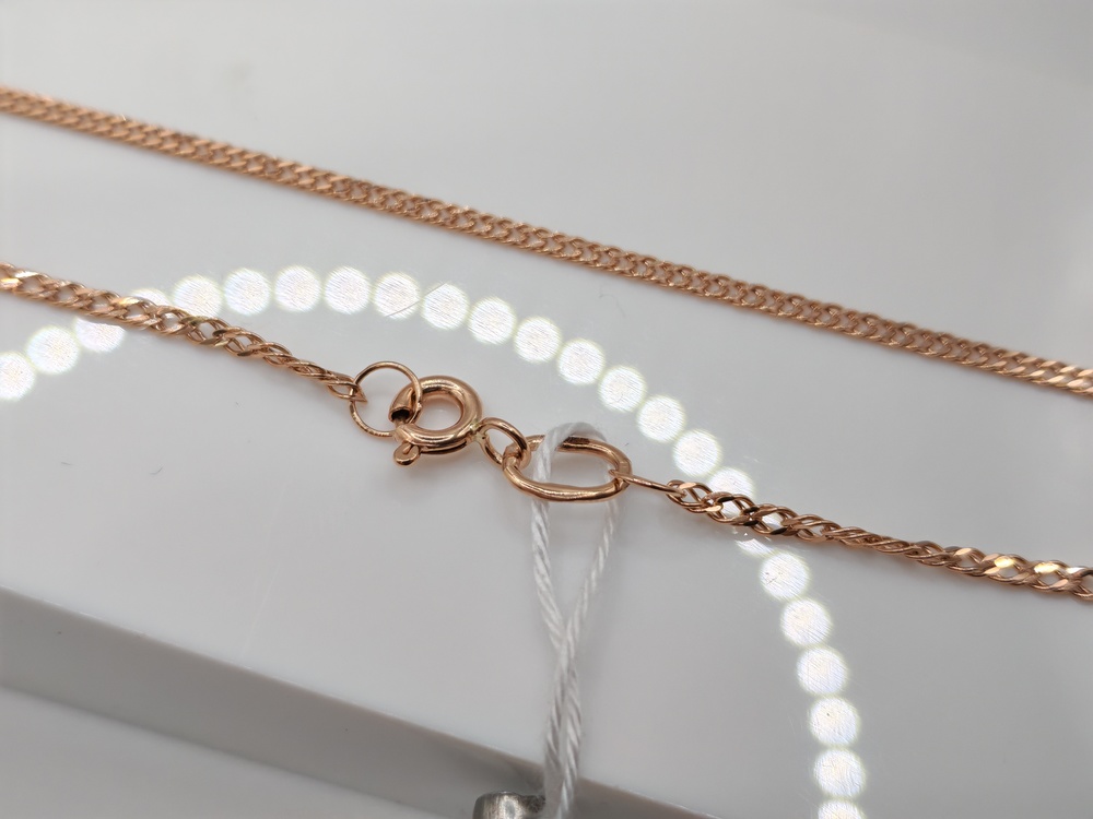 ЦЛР2585 ЦЕПЬ ПОЛНОВЕСНАЯ Ромб двойной (Au 585)