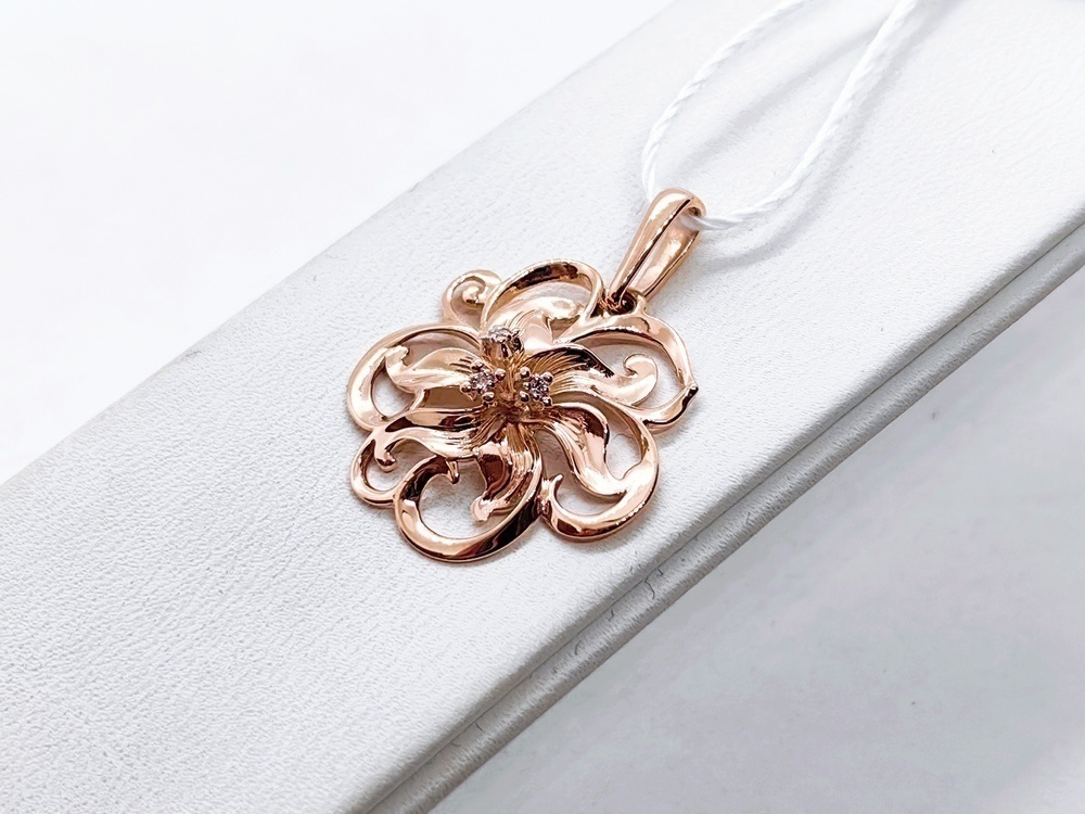 ПОДВЕСКА С КАМНЯМИ (Au 585)