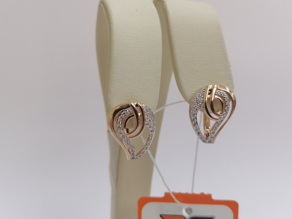 СЕРЬГИ С КАМНЯМИ (Au 585)