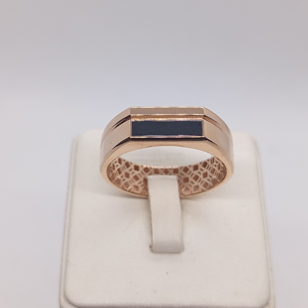 КОЛЬЦО ПЕЧАТКА с камнем (Au 585)