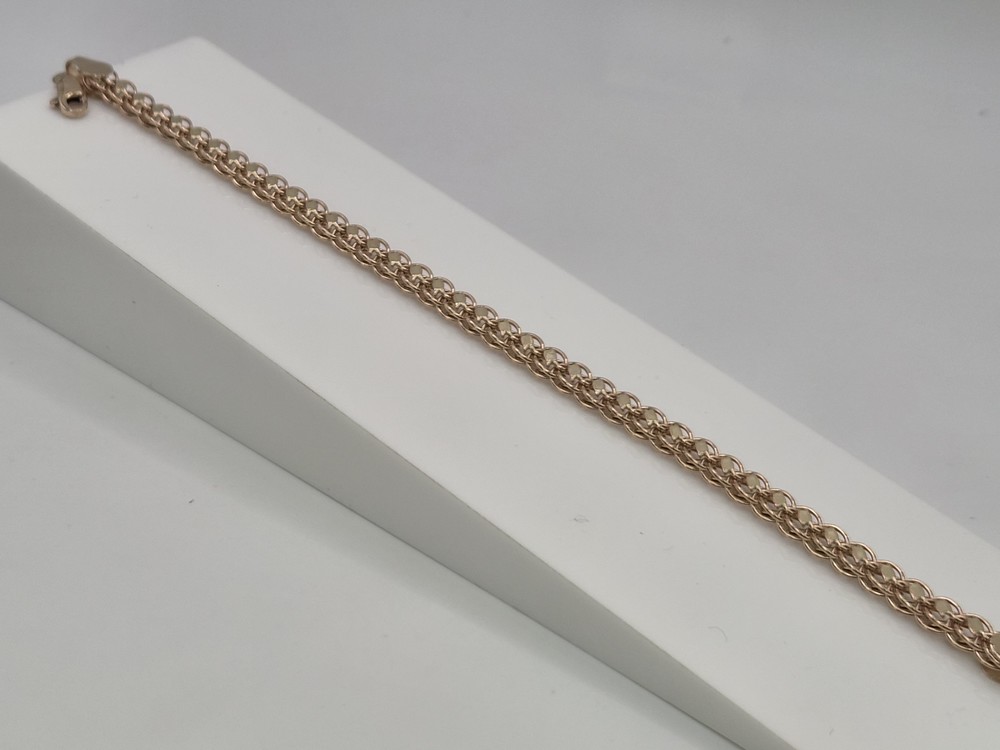 БРАСЛЕТ ПУСТОТЕЛЫЙ кайзер (Au 585)