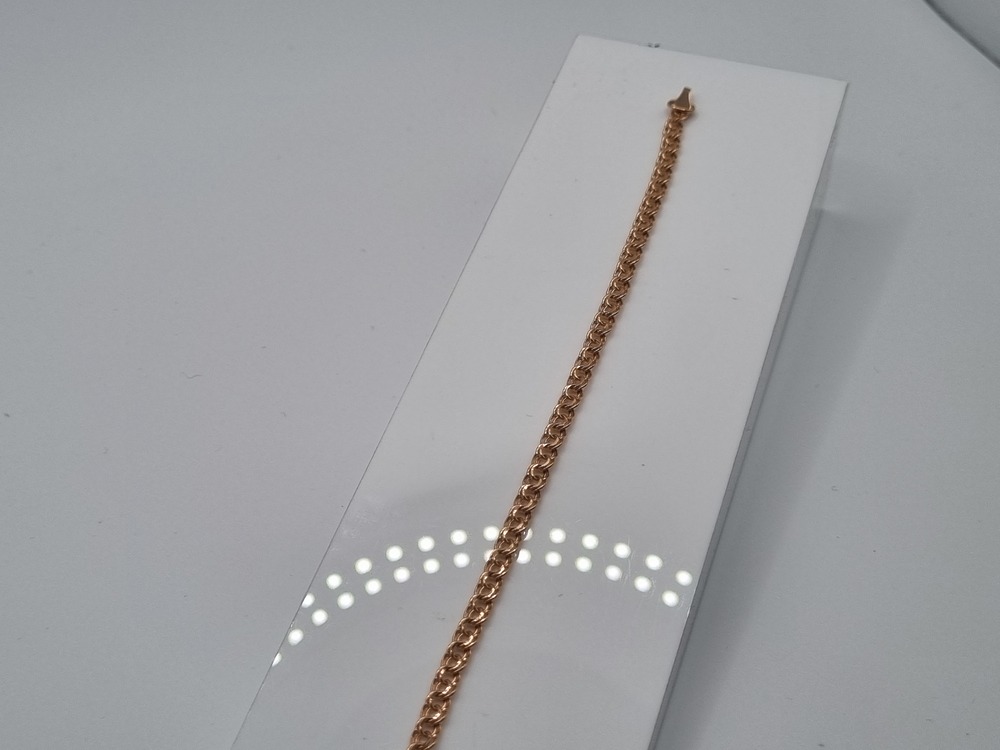 БРАСЛЕТ ПУСТОТЕЛЫЙ Бисмарк Au 585