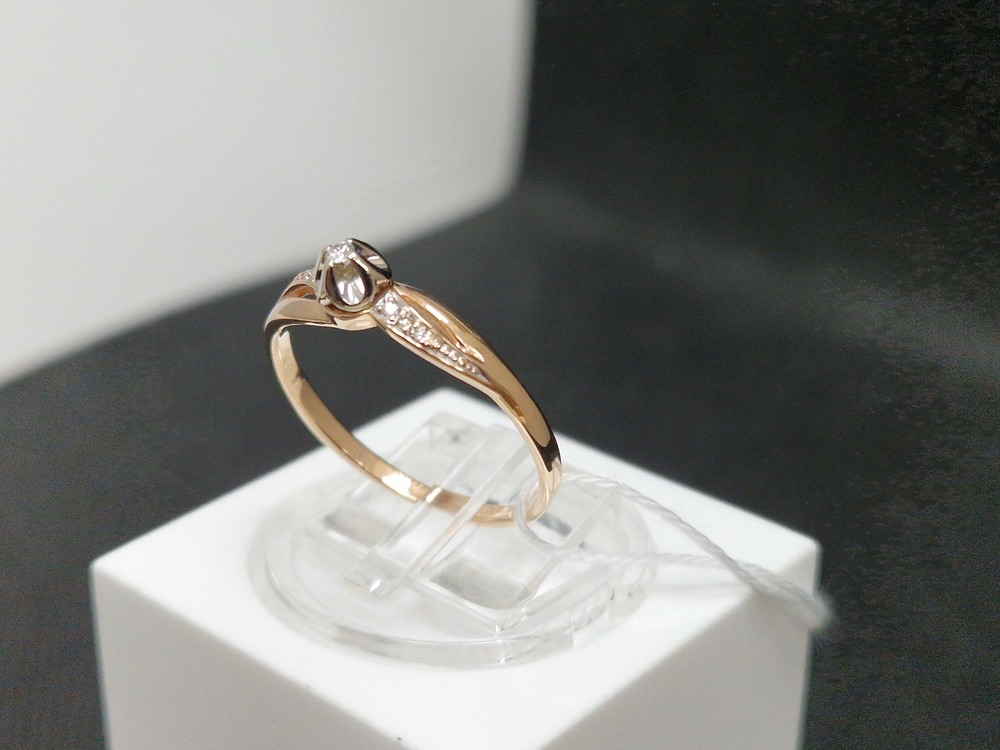 КОЛЬЦО БРИЛЛИАНТ Au 585