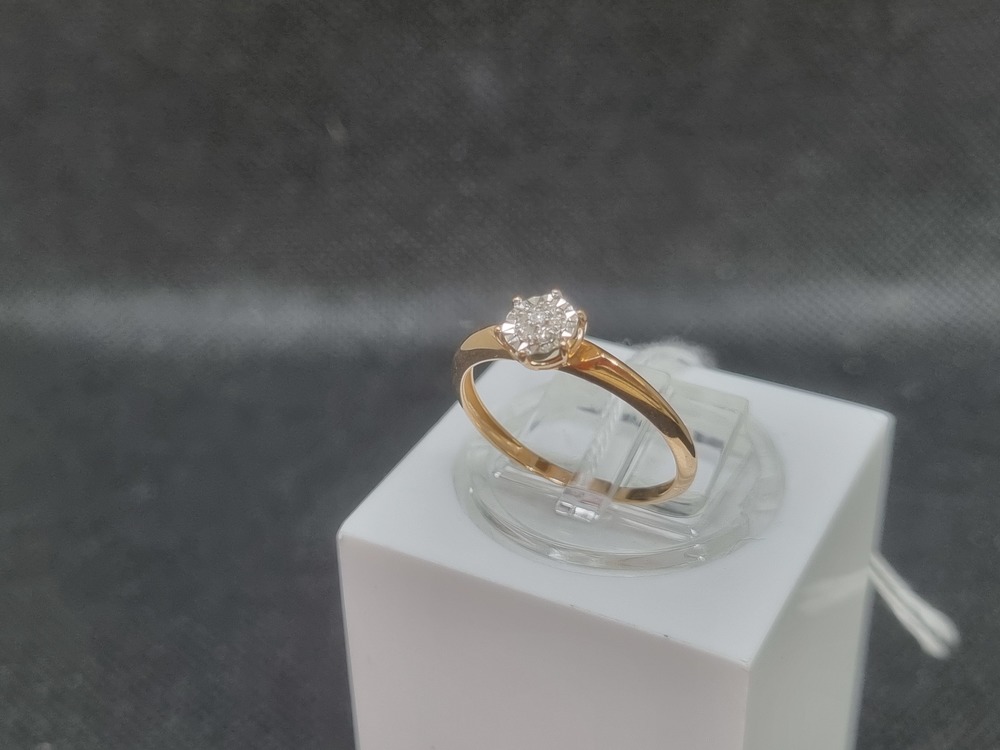 КОЛЬЦО БРИЛЛИАНТ Au 585