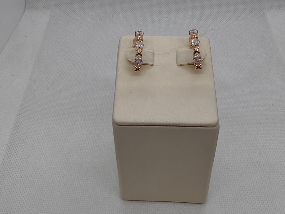 СЕРЬГИ С КАМНЯМИ (Au 585)