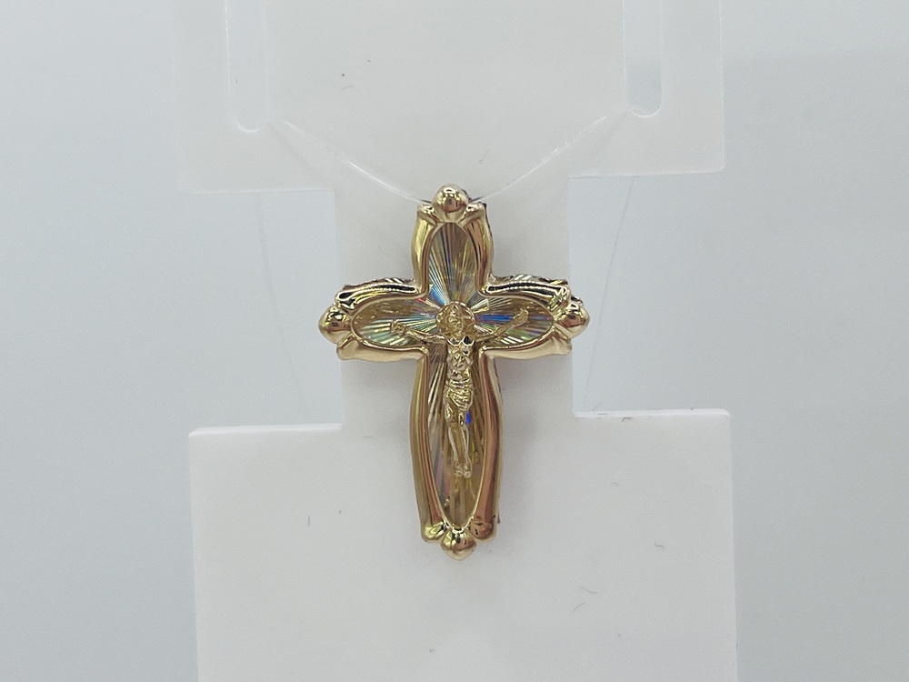 ПОДВЕСКА КРЕСТ без камня (Au 585)