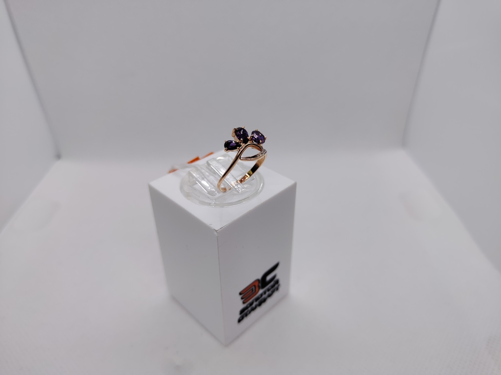 КОЛКМИ585 КОЛЬЦО С КАМНЯМИ (Au 585)