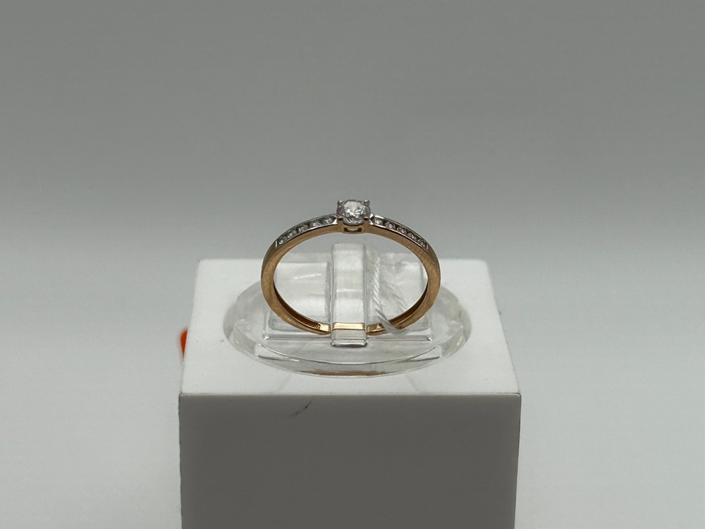 КОЛКМИ375 КОЛЬЦО С КАМНЯМИ (Au 375)