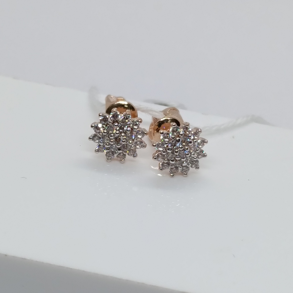 СПУС585 СЕРЬГИ ПУСЕТЫ (Au 585)