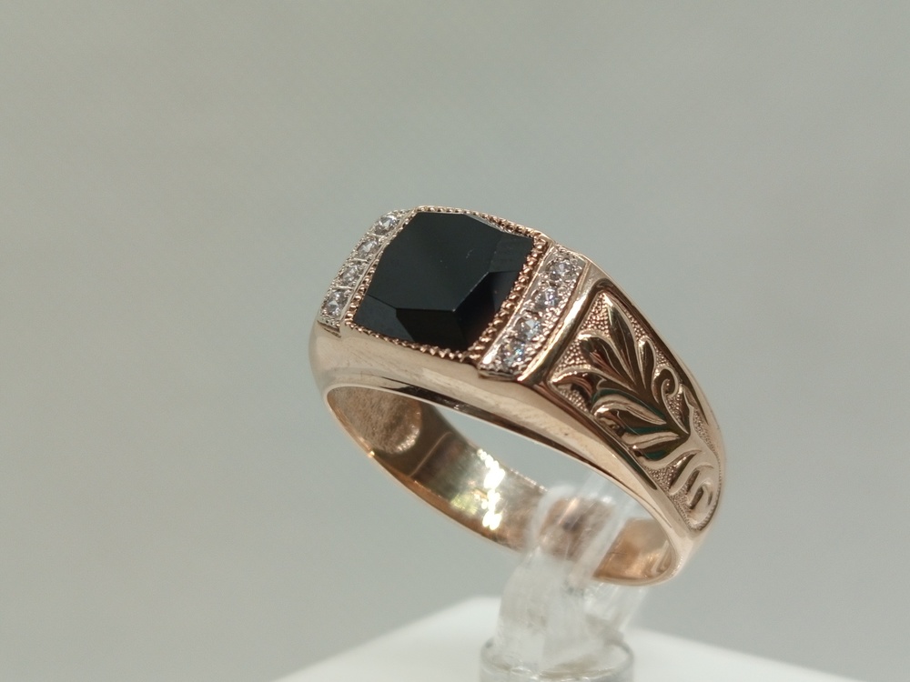 ПЕЧКМИ585 ПЕЧАТКА С КАМНЯМИ (Au 585)