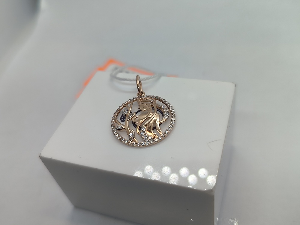 ПОДВЕСКА С КАМНЯМИ (Au 585)