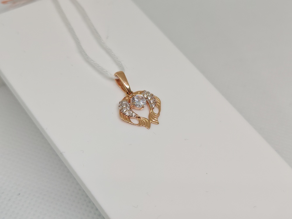 ПОДВЕСКА ЗНАК ЗОДИАКА РЫБЫ Au 585