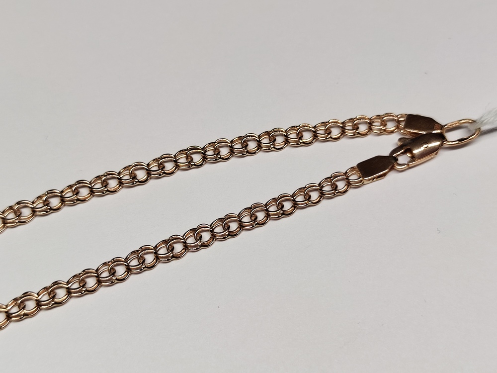 ЦЕПЬ ПОЛНОВЕСНАЯ Бисмарк (Au 585)