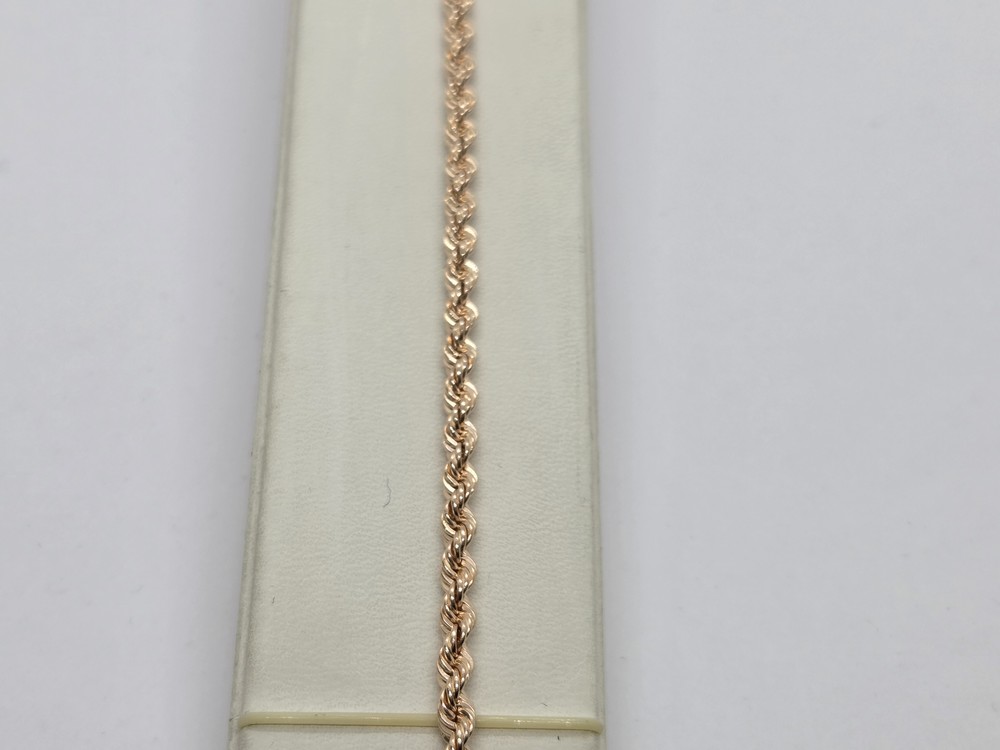 БРАСЛЕТ ПУСТОТЕЛЫЙ Веревка (Au 585)